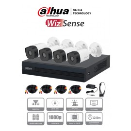 KITXVR1B04I+4B1A21 - KIT HD 1080p / DVR 4...