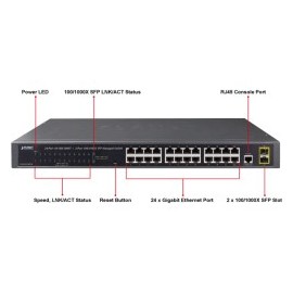 GS421024T2S - Switch Gigabit  / 24 Puertos...